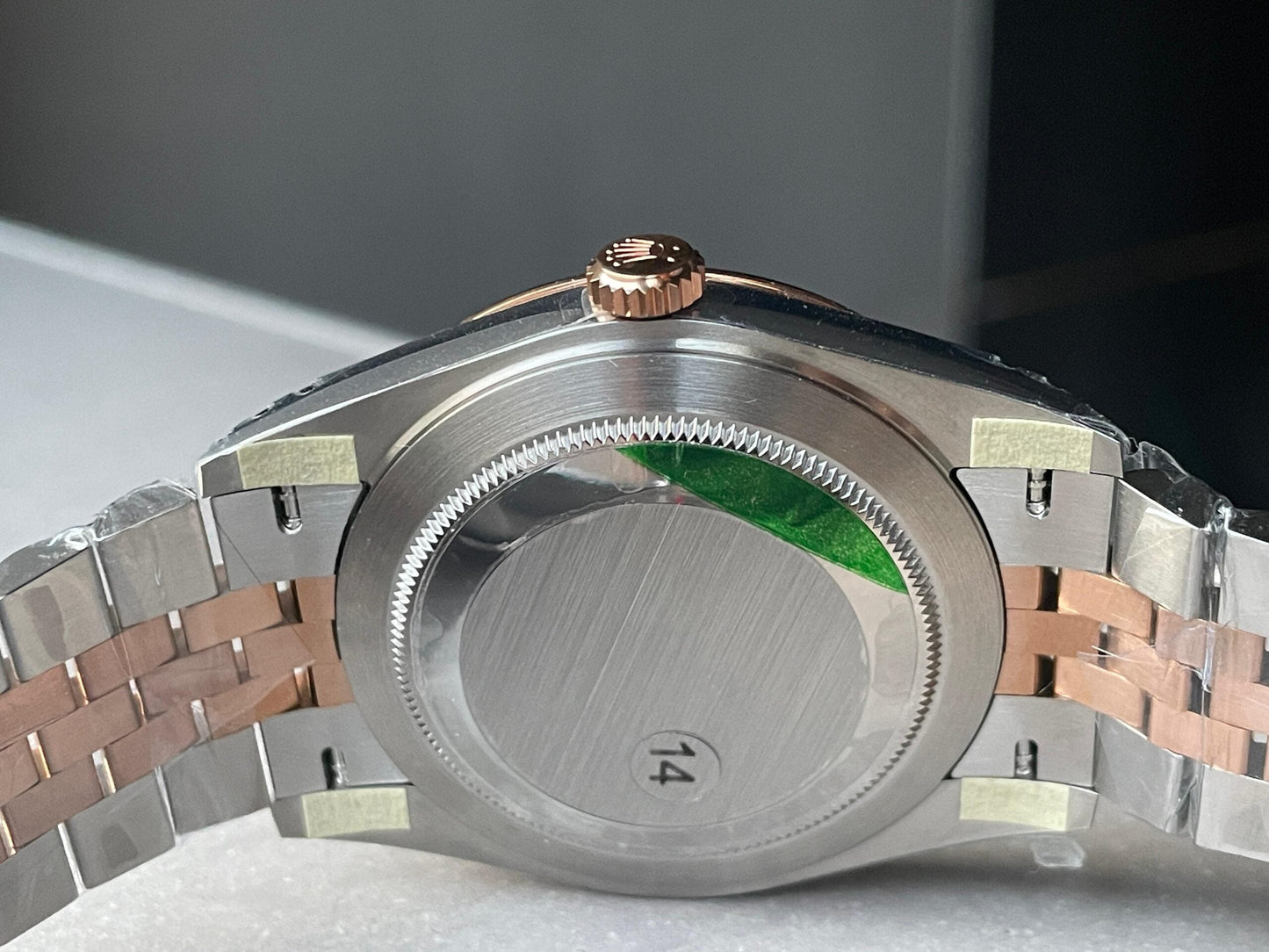 VSF Factory 1:1 Datejust 41mm 126331 904L RG/SS Fltued Bezel Pattern Motif Grey Dial Stick VS3235