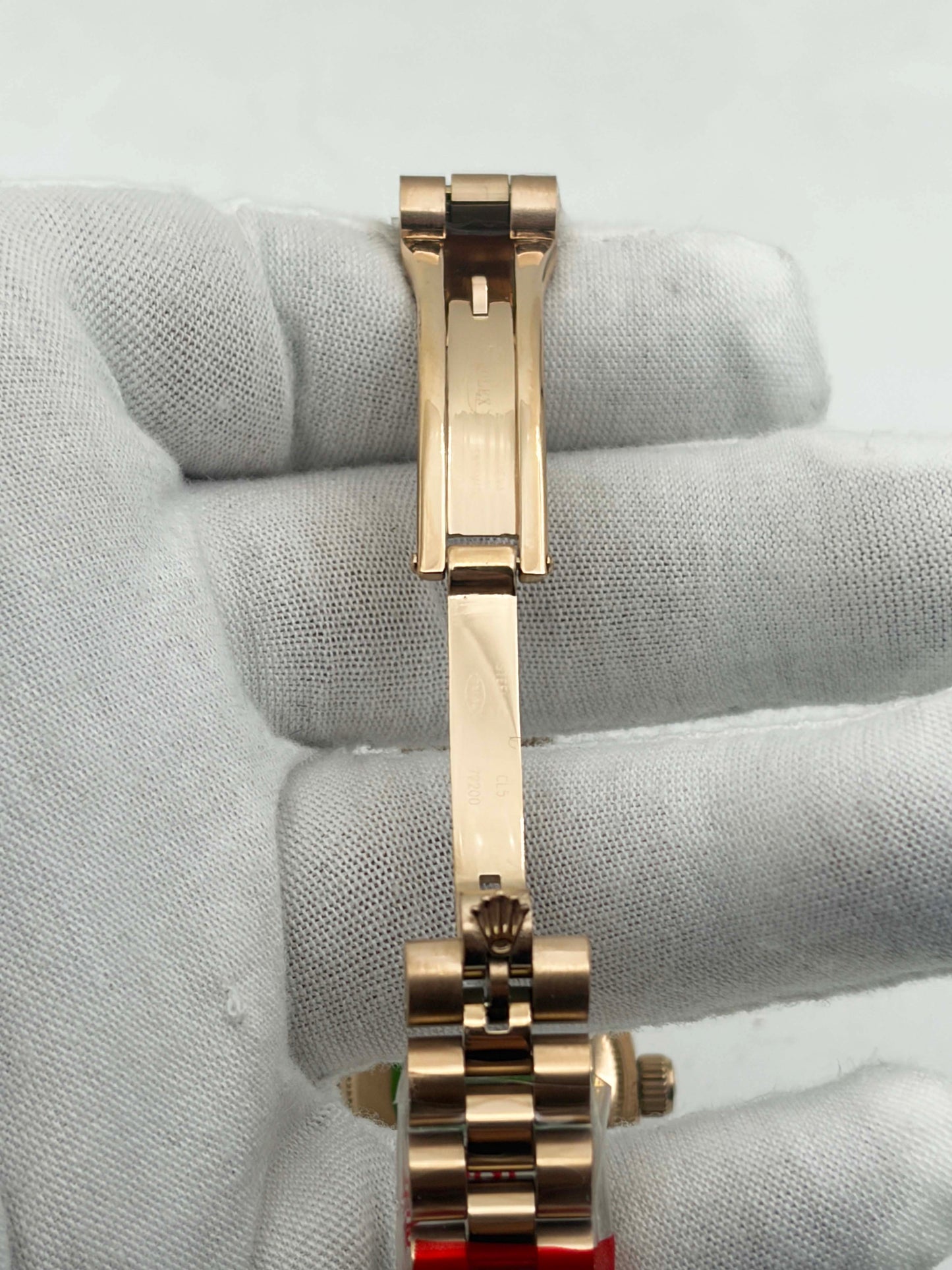 Lady-Datejust 26 Everose Gold Pearl Diamond Dial Ref.179175