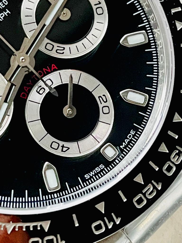 CLEAN FACTORY 1:1 Daytona 116500 PANDA Best Edition CF 904L SS Case and BLACK Dial