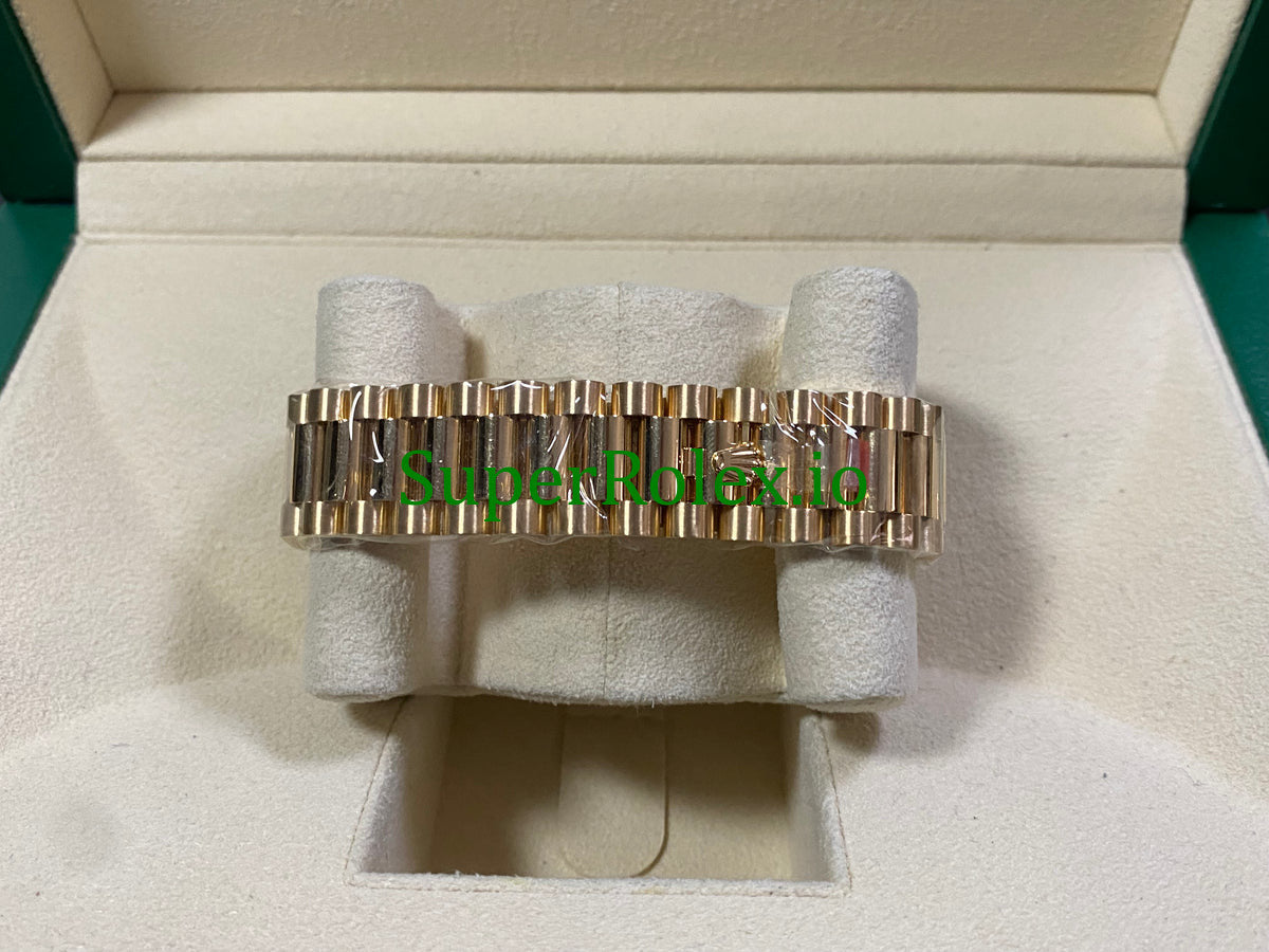 Day-Date 36MM Yellow Gold Turquoise Diamond-Set Dial Ref.128238