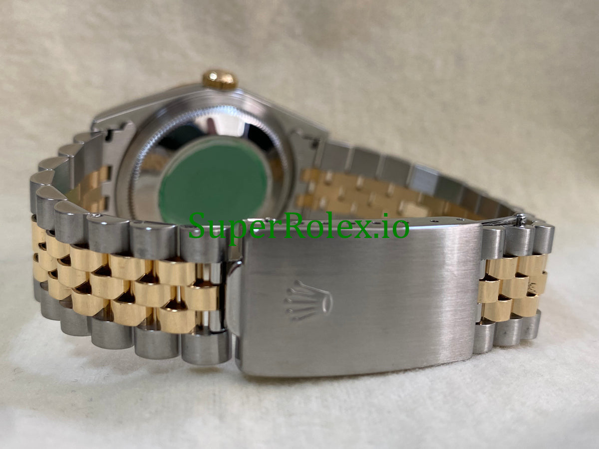 Datejust 36 Steel and Yellow Gold Diamond Dial Ref.16233