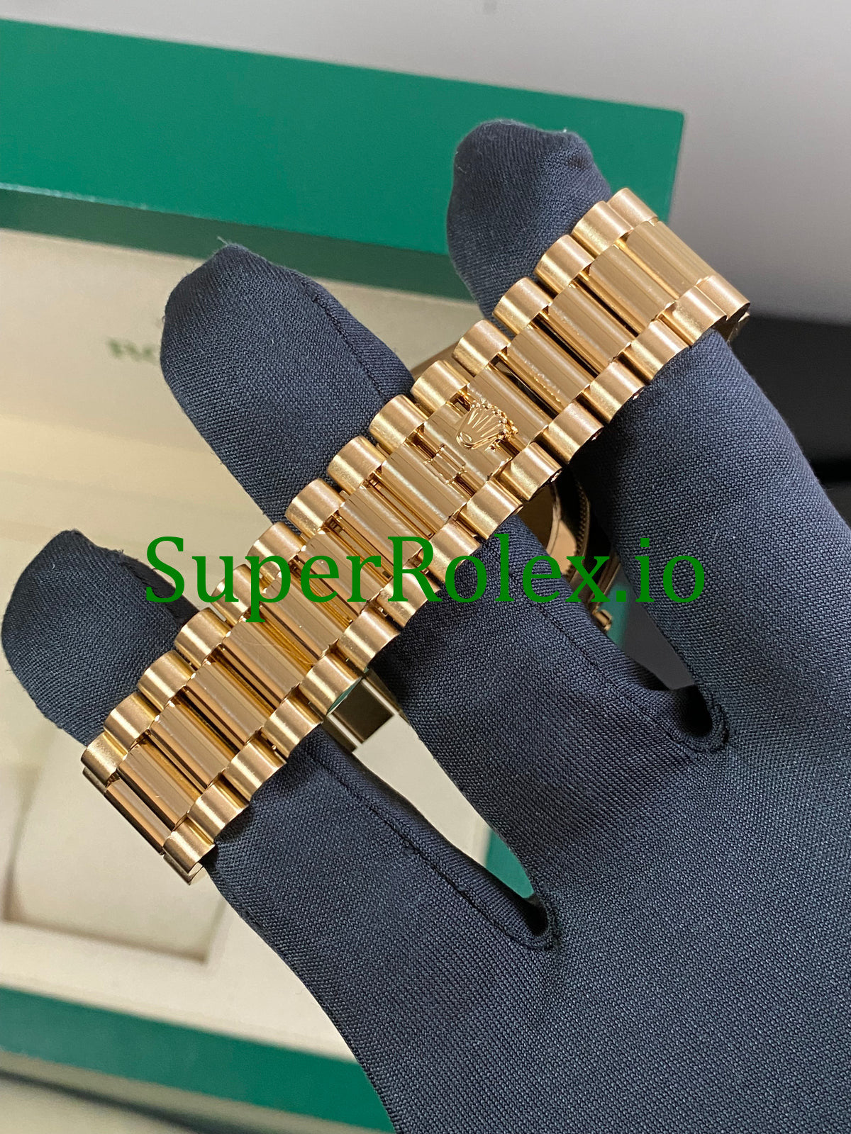 Day-Date 40MM Yellow Gold Ref.228238 Black Motif Dial