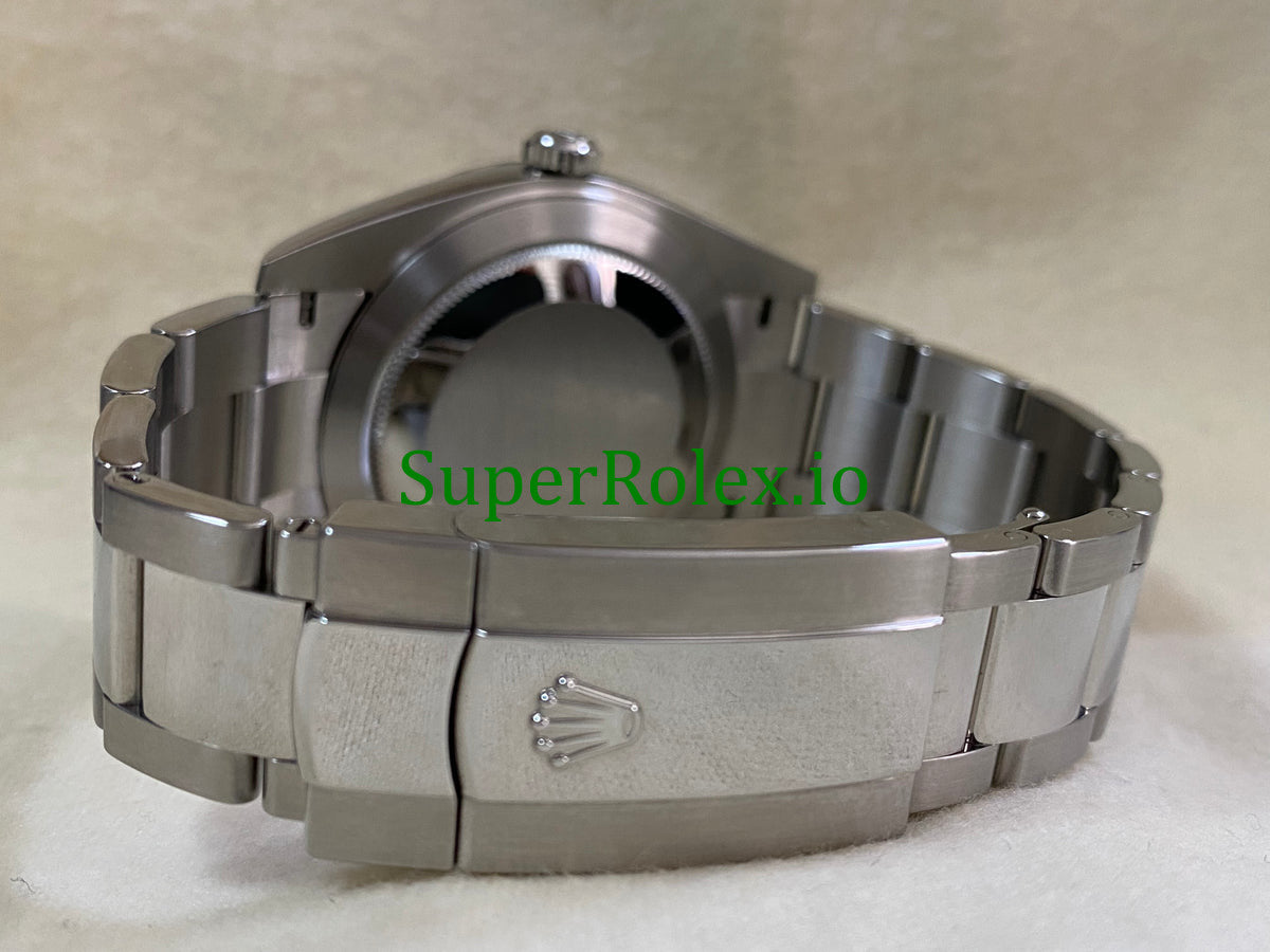 Datejust 41 Steel and White Gold Rolesor White Index Dial Ref.126334