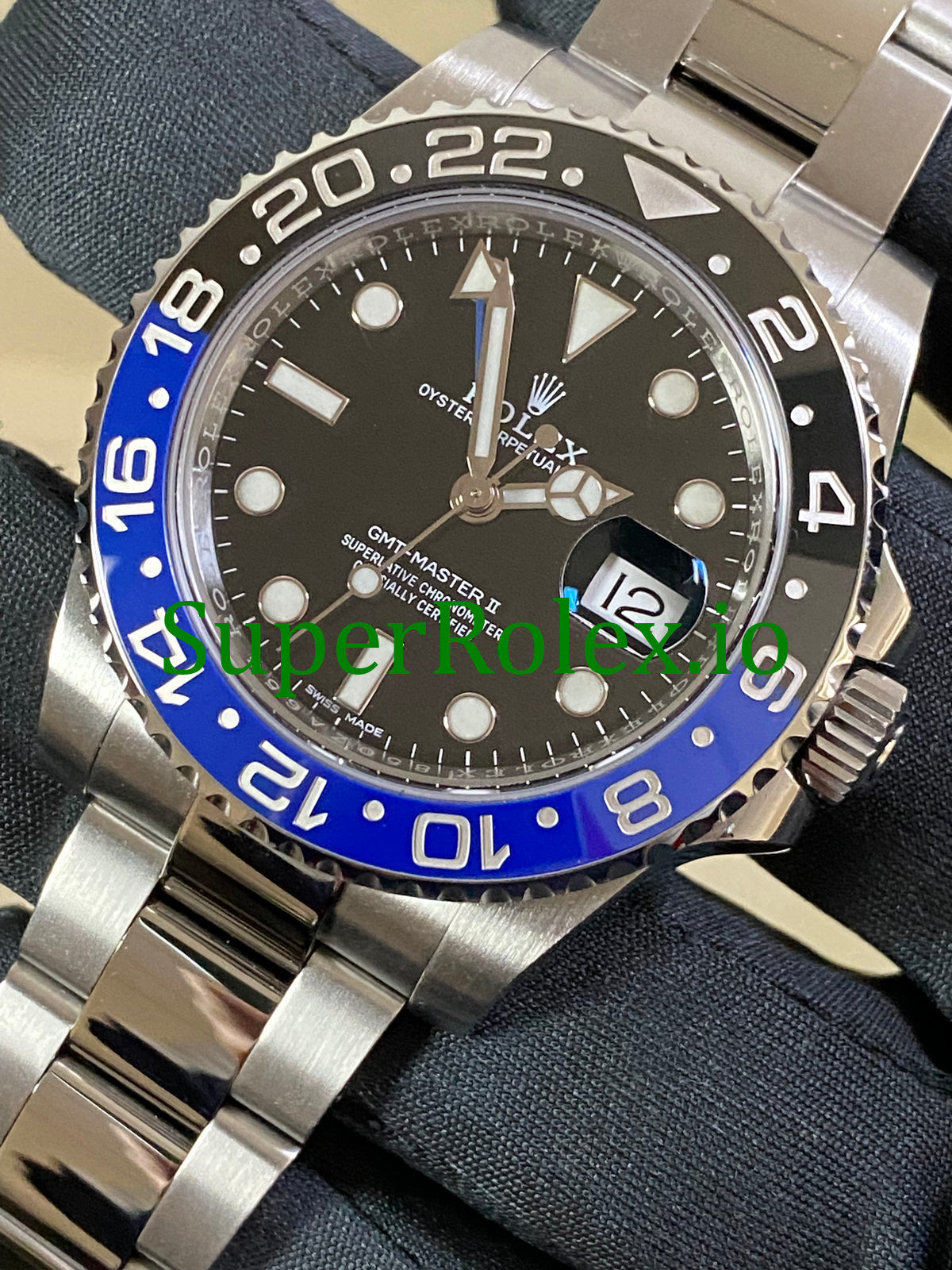 GMT-Master II 40mm Steel Oyster Ref.116710BLNR - Black Dial