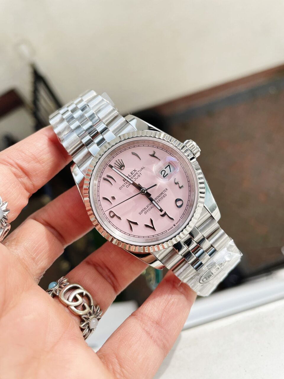 DIWF Factory 1:1 DateJust 36 126234 Best Edition 904L Steel Tiffany Pink Dial Arabic Marker SA3235
