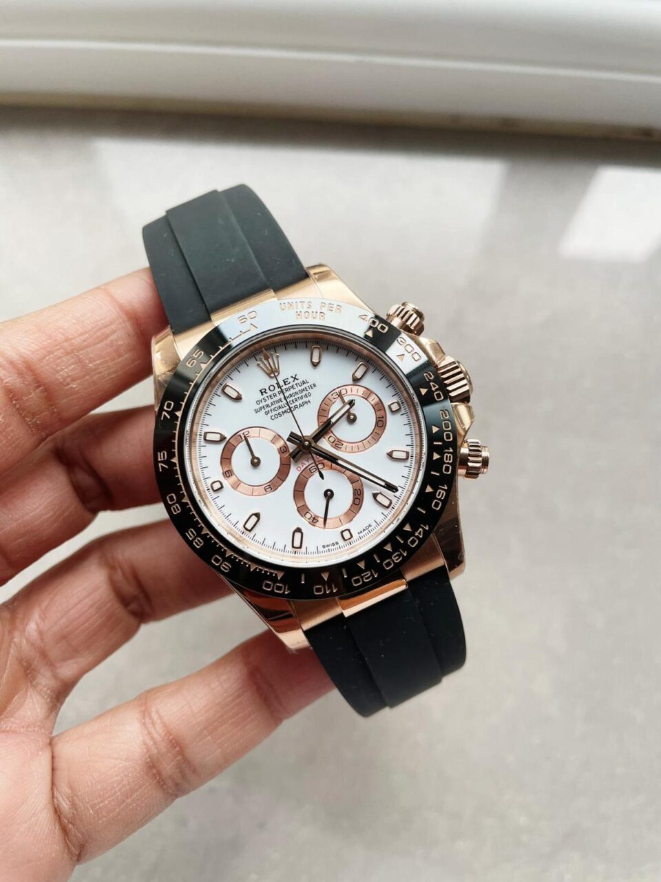 BTF factory 1:1 Daytona 116515 RG Best Edition White Dial SA4130