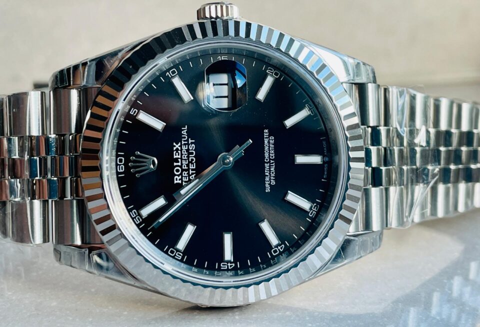 VS Factory 1:1 DateJust 41 SS Best Edition 904L Steel Black Dial