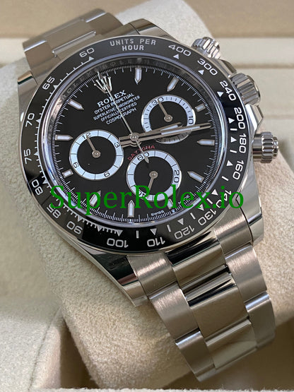 Cosmograph Daytona 40 Steel Black Index Dial Ref.126500LN