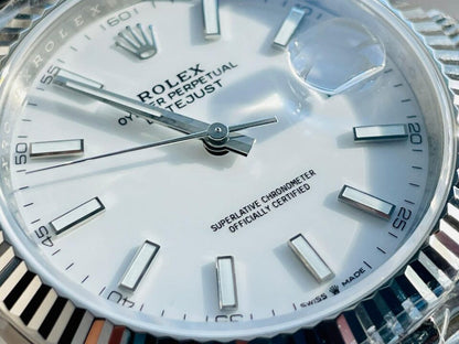 SS VS Factory 1:1 DateJust 41 Best Edition 904L Steel White Dial