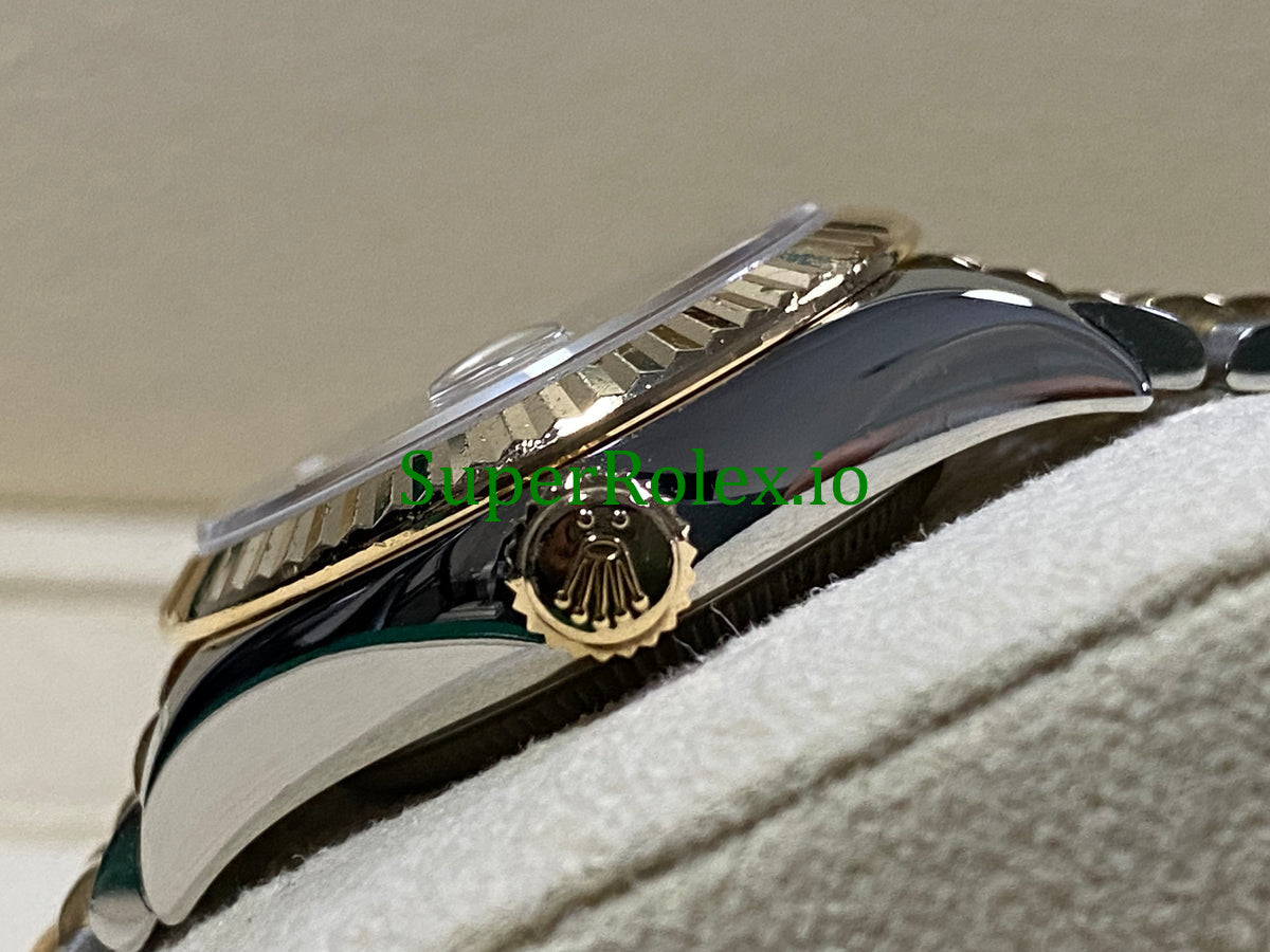 Lady-Datejust 26 ellow Gold Silver Diamond Dial Ref.279173