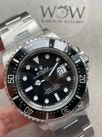 VSF FACTORY 1:1 Sea-Dweller 43mm 126600 904L SS Black Dial VS3235
