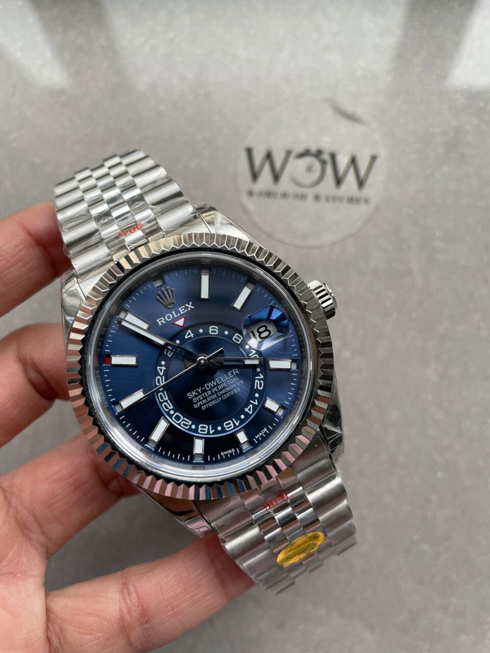 Noob FACTORY 1:1 Sky-Dweller 326935 SS Blue Dial