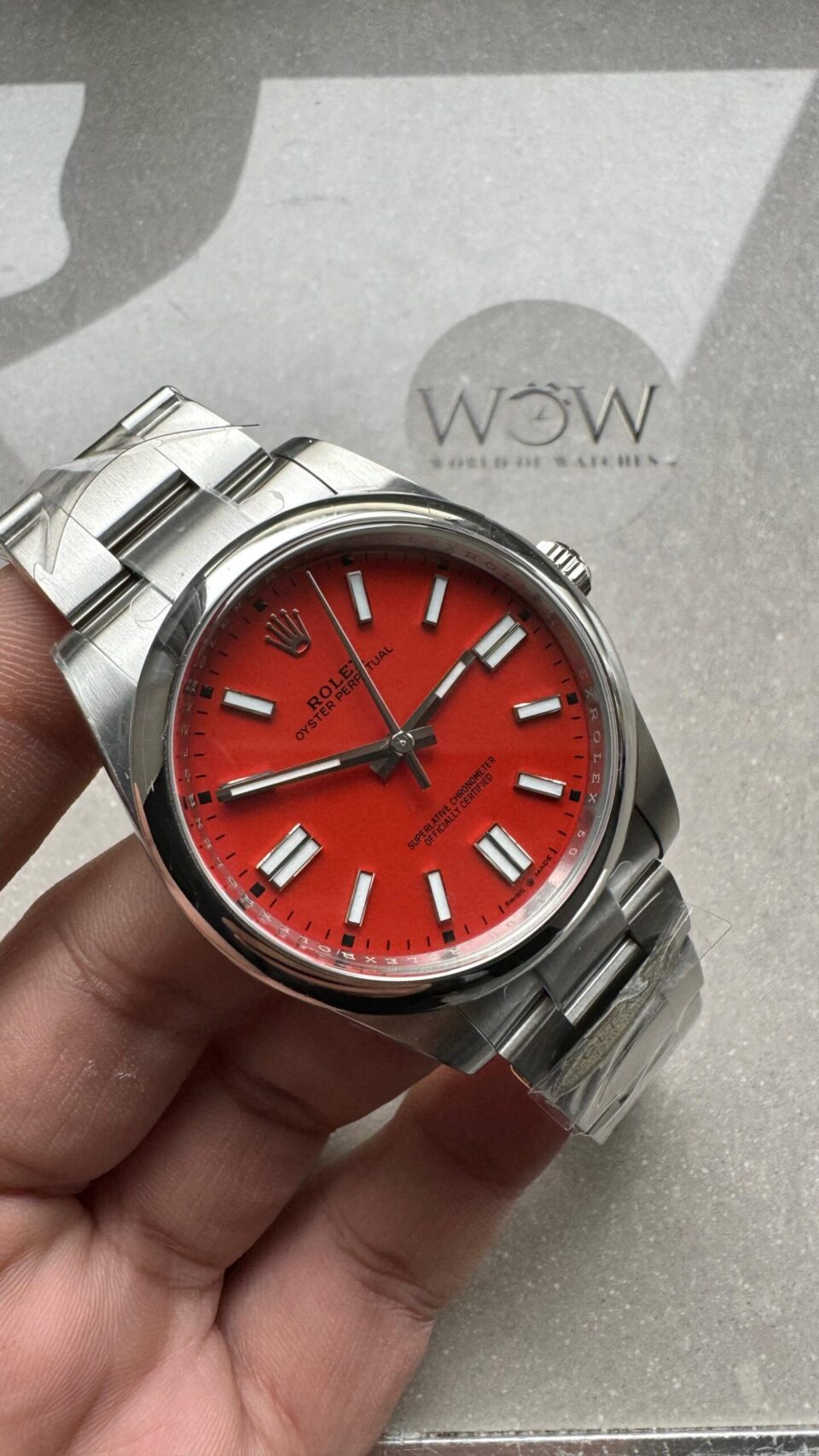 Clean FACTORY 1:1 Oyster Perpetual 124300 41mm 904L Best Edition Red Dial VR3230