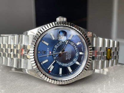 Noob FACTORY 1:1 Sky-Dweller 326935 SS Blue Dial