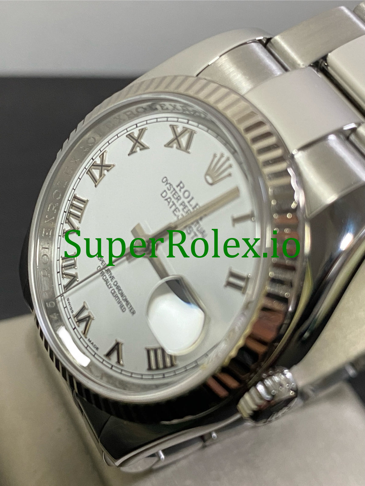 Datejust 36 Steel White Roman Dial Ref.116234