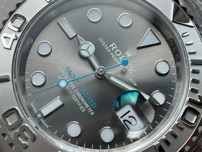 VSF FACTORY 1:1 Yacht-Master 40mm 116622 904L SS Grey Dial Dots on SS Bracelet VS3135