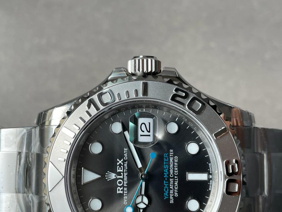 VSF FACTORY 1:1 Yacht-Master 40mm 116622 904L SS Grey Dial Dots on SS Bracelet VS3135