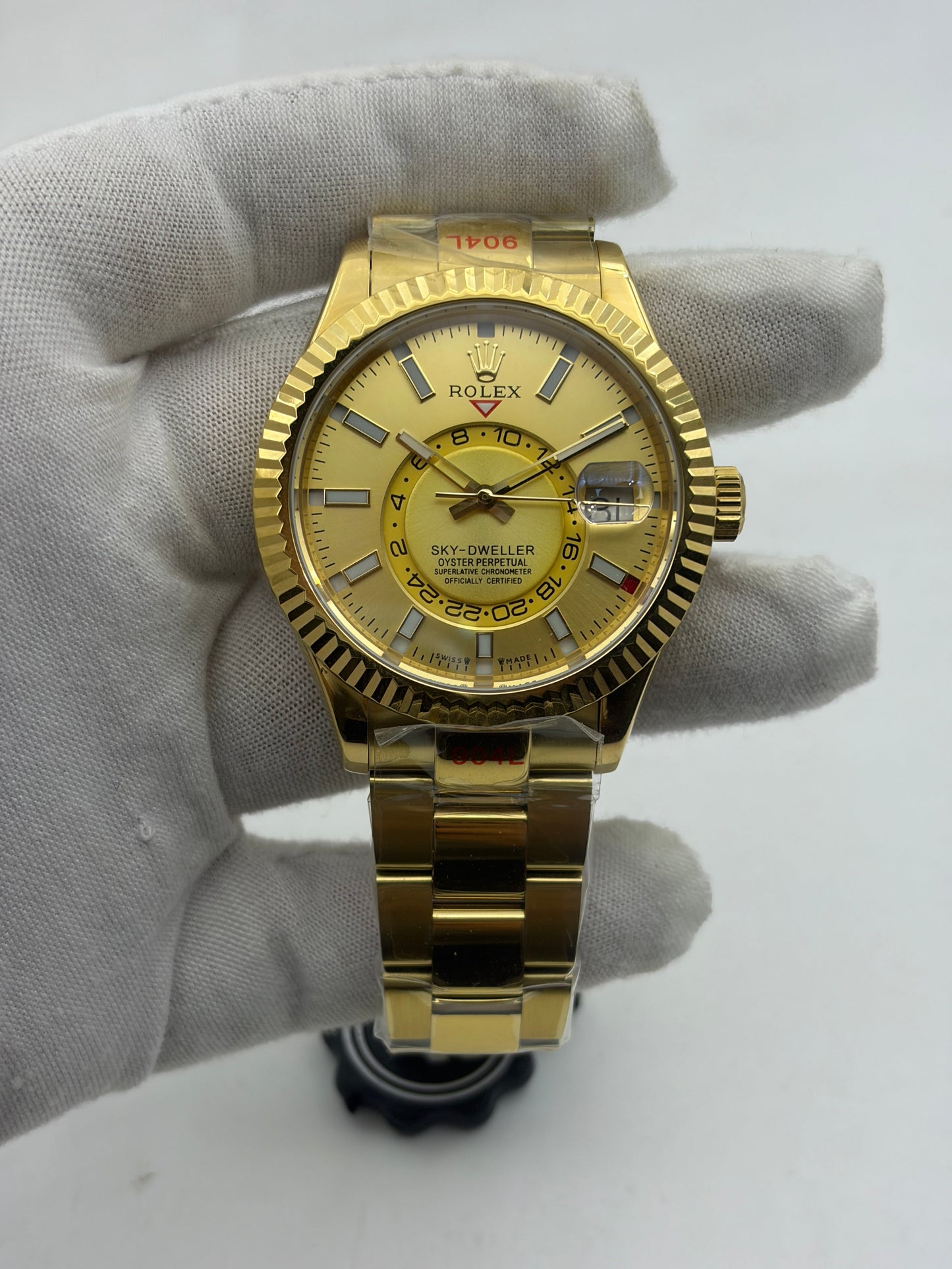 Noob FACTORY 1:1 Sky-Dweller 326934 SS Best Edition Gold Dial A23J?330.00