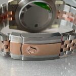 KING Factory 1:1 DateJust 41 126331 RG Fluted Bezel Best Edition 904L Steel Brown Stick Dial VR3235