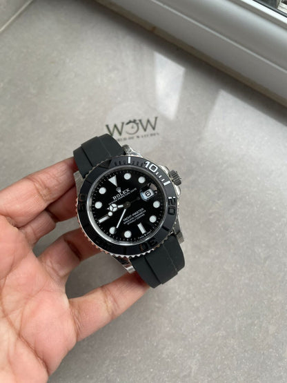 VSF FACTORY 1:1 Yacht-Master 41mm 226659 Best Edition 3D Black Dial SS case Black Ceramic Bezel VS3235