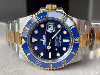 CLEAN FACTORY 1:1 Submariner 116613LB Bluesy 904L YG/SS Blue Dial VR3235