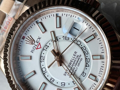Noob FACTORY 1:1 Sky-Dweller 326934 SS Best Edition White Dial A23J