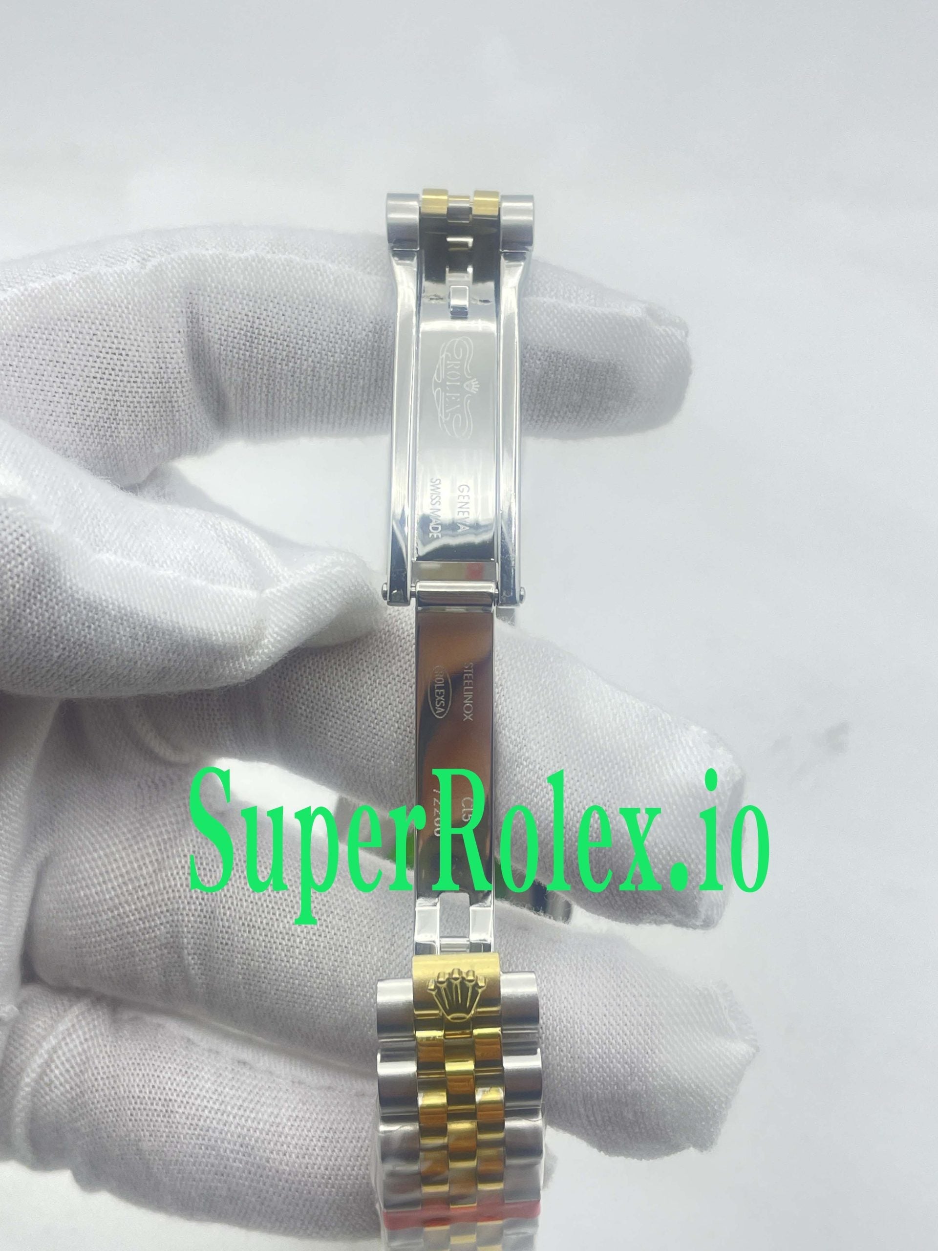 Datejust 31 Steel and Yellow Gold Blue Index Dial Ref.68273