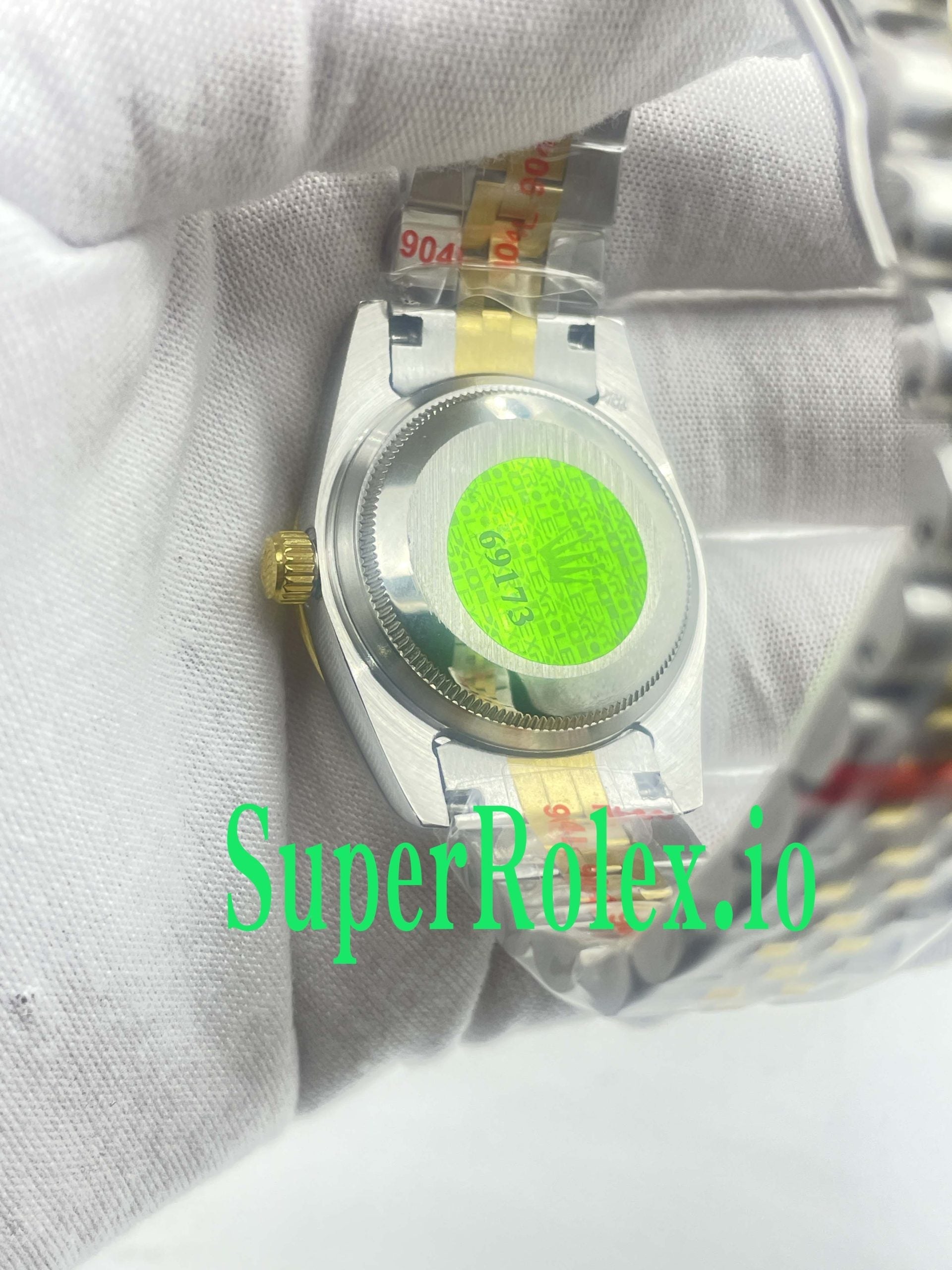 Datejust 31 Steel and Yellow Gold Blue Index Dial Ref.68273