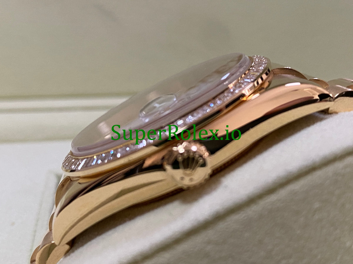 Day-Date 36MM Yellow Gold White Roman Dial Ref.118398BR