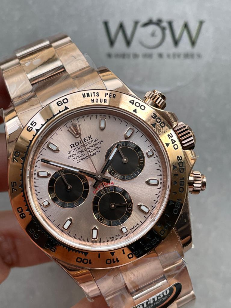 BTF Factory 1:1 Daytona 116505 904L RG Rose Gold Dial A4130