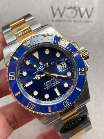 CLEAN FACTORY 1:1 Submariner 116613LB Bluesy 904L YG/SS Blue Dial VR3235
