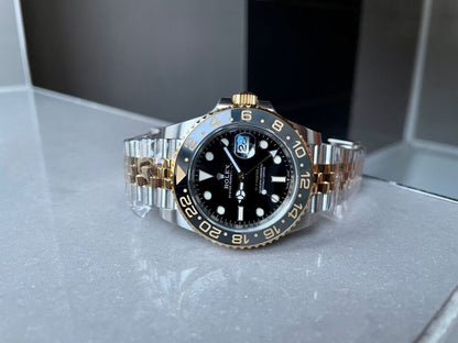 EWF Factory 1:1 GMT-Master II 126713GRNR 904L YG/SS Black Dial Dots VR3285