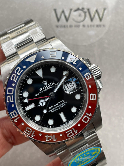 Clean Factory 1:1 GMT-Master II 126710 BLRO PEPSI Blue/Red Best Edition Ceramic DD3285 CHS