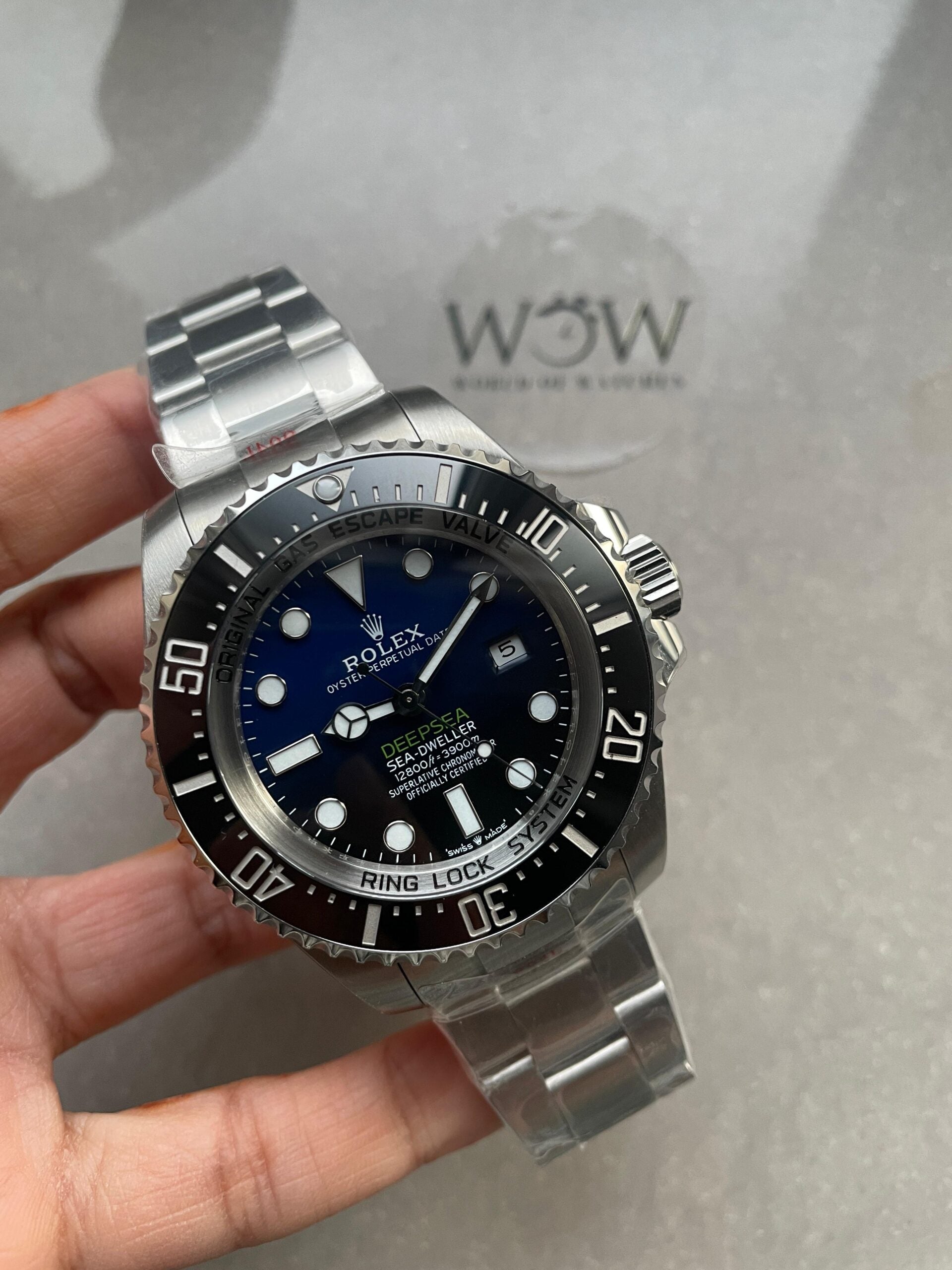 Sea-Dweller Deepsea 136660 904L SS Blue Dial V9F VR3235