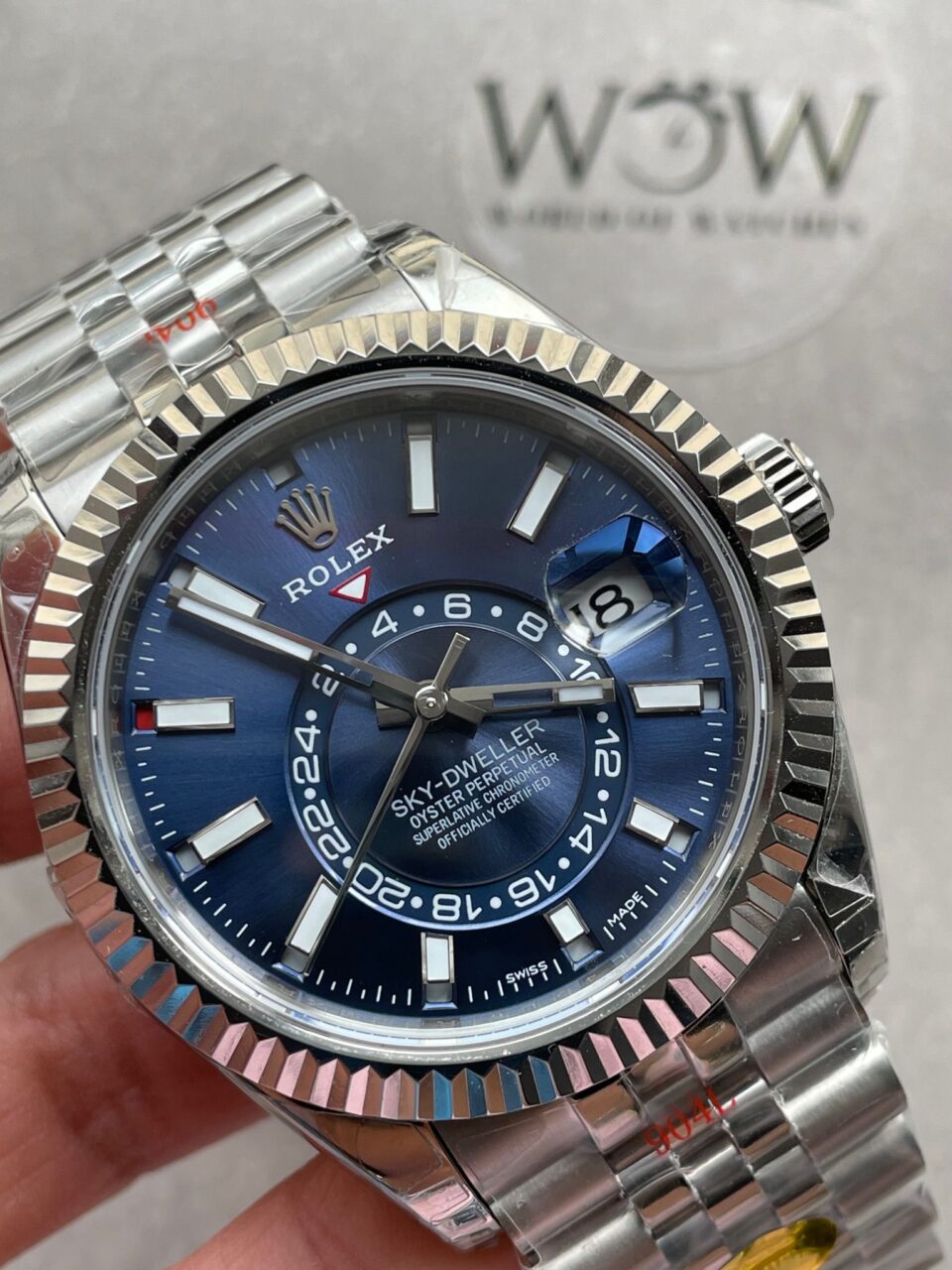Noob FACTORY 1:1 Sky-Dweller 326935 SS Blue Dial