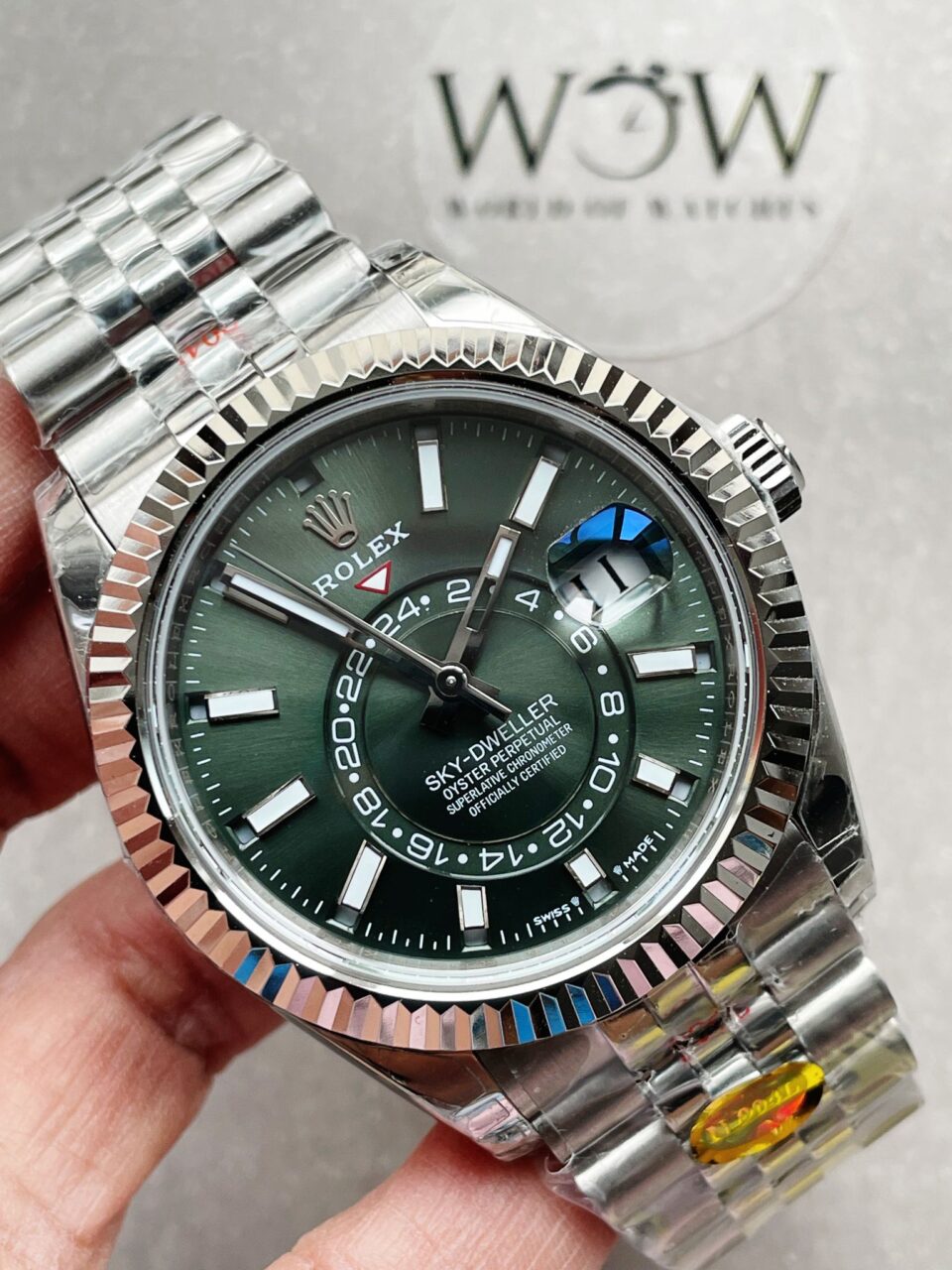 Noob FACTORY 1:1 Sky-Dweller 326935 SS Green Dial