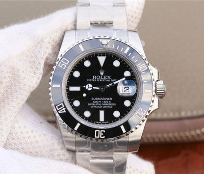 Clean Factory Submariner 116610 LN Black Ceramic VRF SS Bracelet A2836