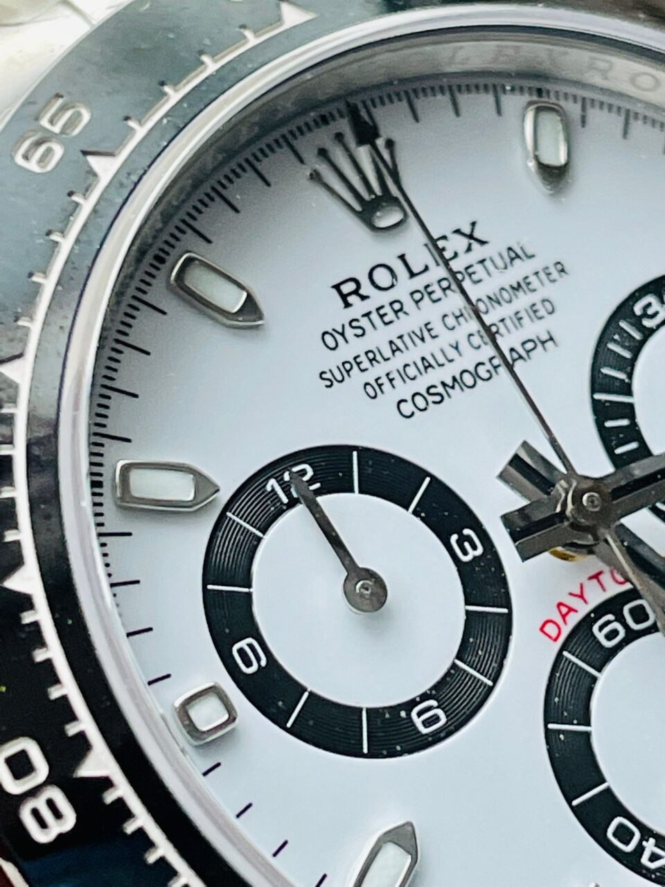 CLEAN FACTORY 1:1 Daytona 116500 PANDA Best Edition CF 904L SS Case and Bracelet White Dial