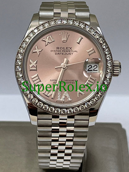 Datejust 31 White Gold Pink Diamond Dial Ref.278384RBR