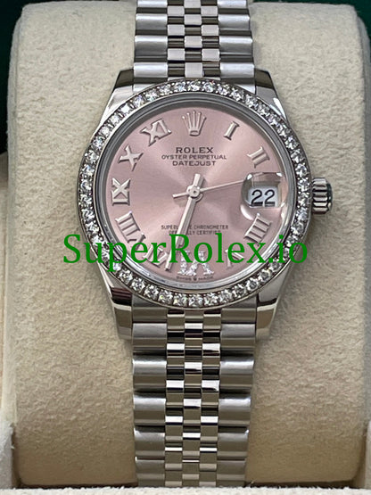 Datejust 31 White Gold Pink Diamond Dial Ref.278384RBR