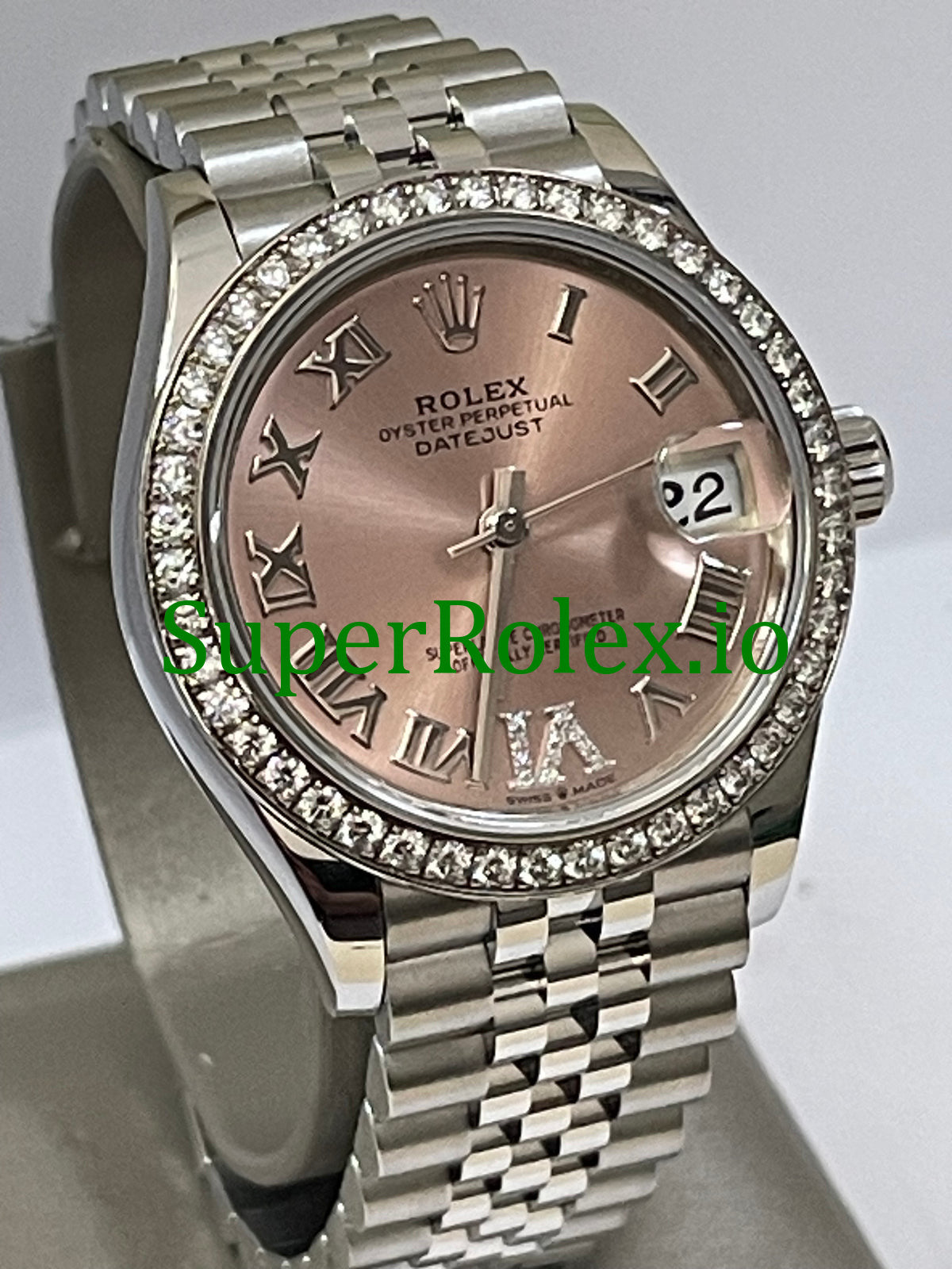 Datejust 31 White Gold Pink Diamond Dial Ref.278384RBR