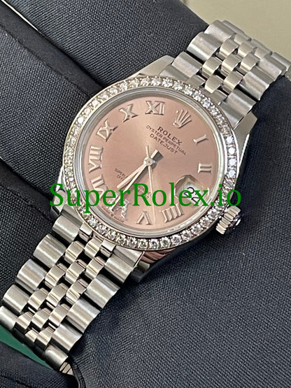 Datejust 31 White Gold Pink Diamond Dial Ref.278384RBR