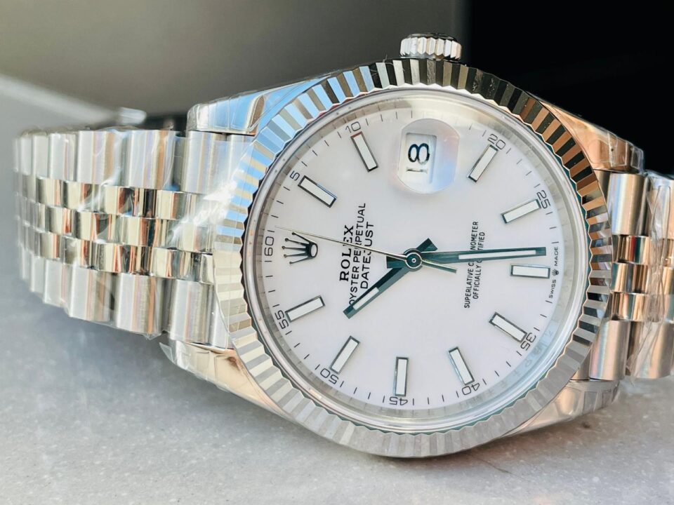 SS VS Factory 1:1 DateJust 41 Best Edition 904L Steel White Dial