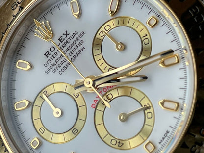 BTF factory 1:1 Daytona 116523 SS 904L & Yellow Gold White Dial A4130