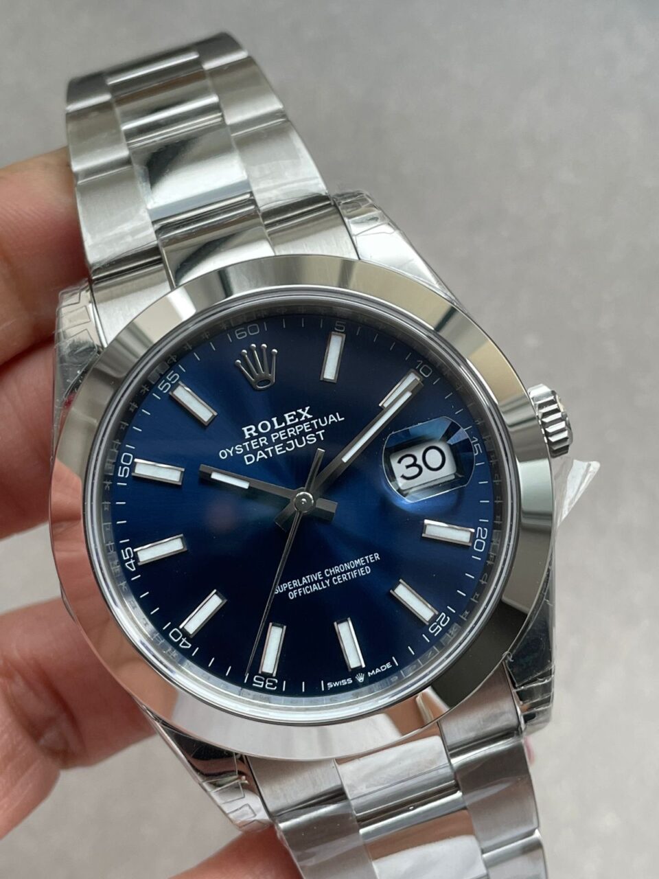 VSF Factory 1:1 DateJust 41 126300 904L SS Best Edition Blue Dial VS3235