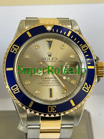 Submariner Date 40MM Steel and Gold Ref.16613