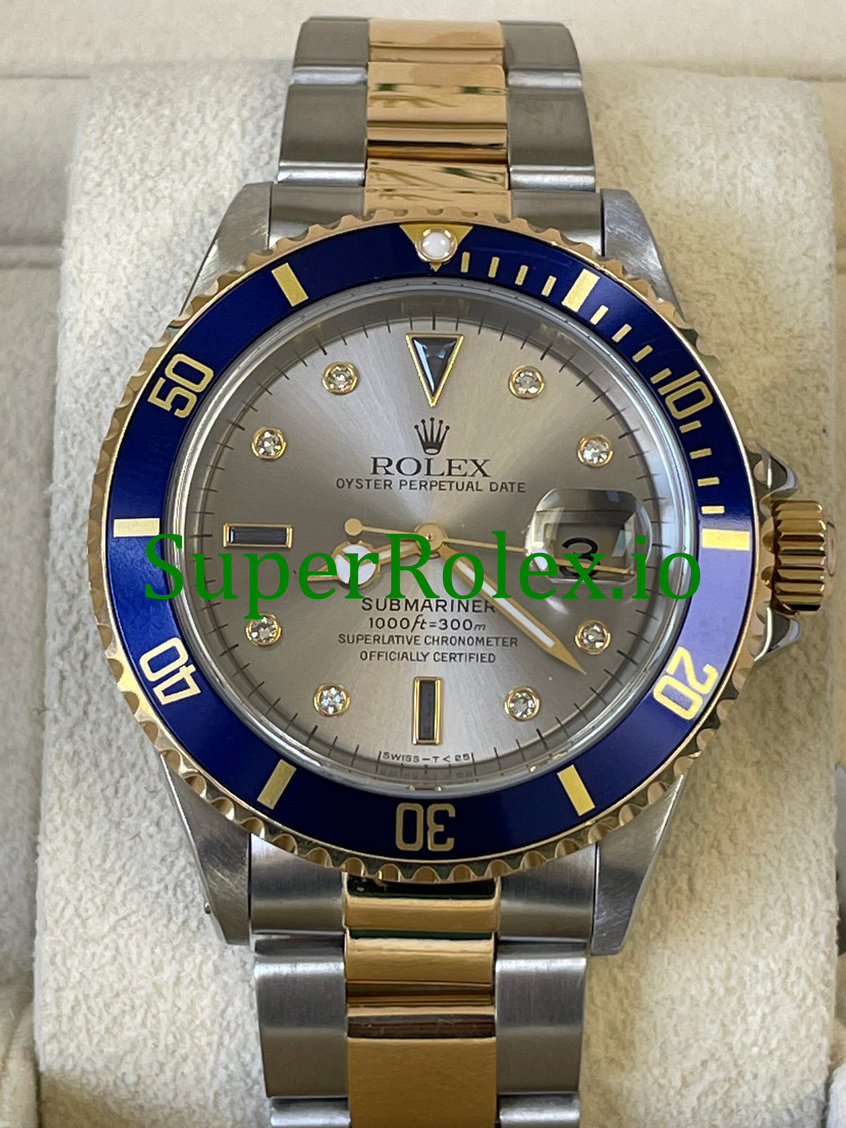 Submariner Date 40MM Steel and Gold Ref.16613