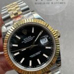 DateJust 41 126333 904L SS/YG GMF V2 1:1 Best Edition Black Dial On Jubilee Bracelet with Tungsten steel VR3235