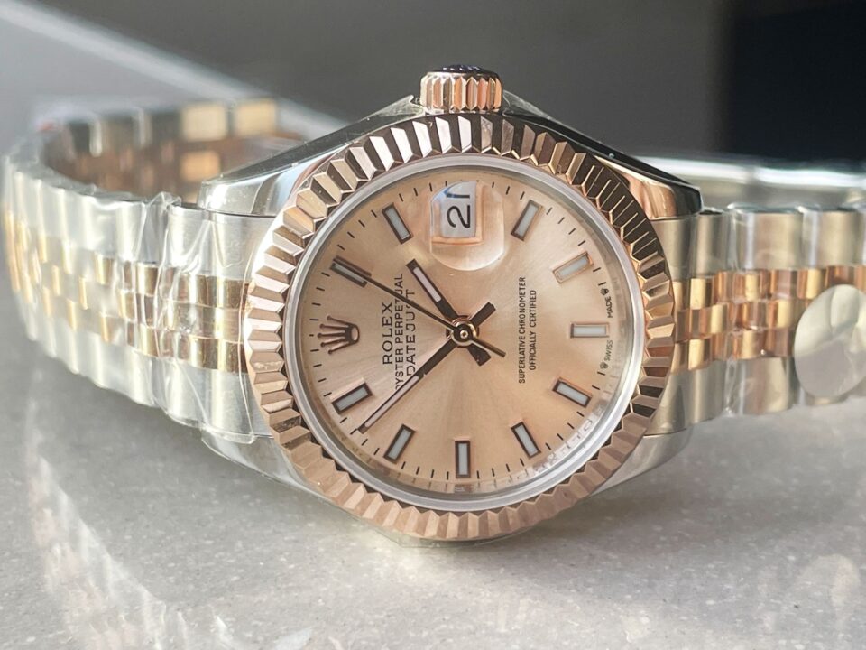 Datejust 28mm 904L RG/SS Champagne Dial A2671