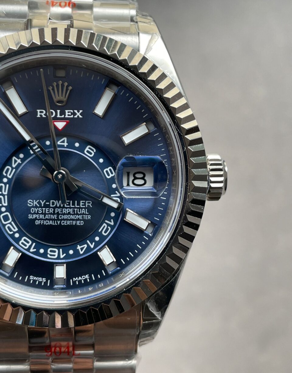 Noob FACTORY 1:1 Sky-Dweller 326935 SS Blue Dial